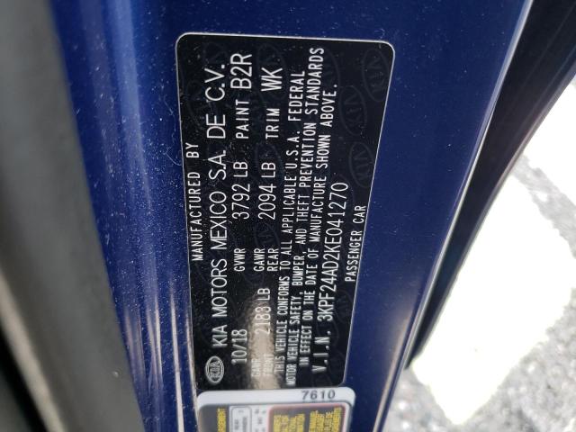 Photo 10 from auction – 2019 KIA FORTE FE with VIN 3KPF24AD2KE041270