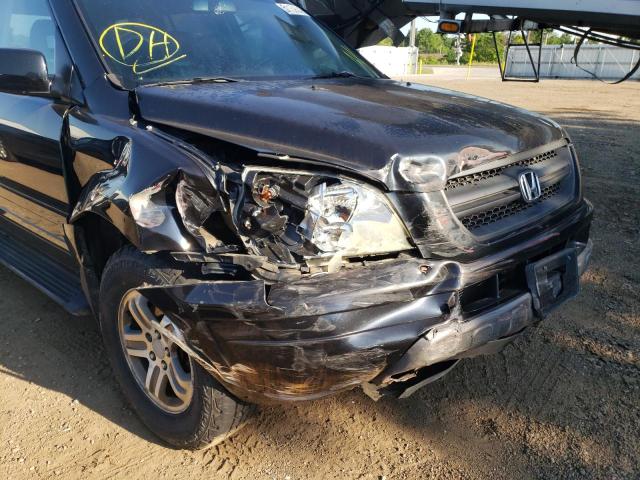Photo 9 from auction – 2004 HONDA PILOT EXL with VIN 2HKYF18674H612186
