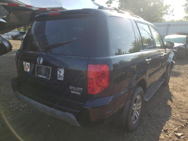 Photo 4 from auction – 2004 HONDA PILOT EXL with VIN 2HKYF18674H612186