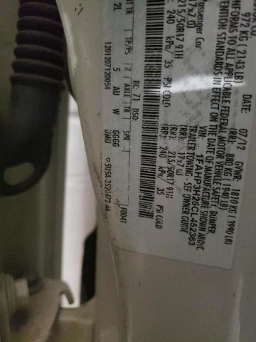 Photo 10 from auction – 2012 FORD FOCUS SEL with VIN 1FAHP3H25CL452363