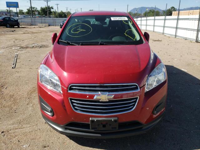 Photo 9 from auction – 2015 CHEVROLET TRAX LS with VIN KL7CJKSB9FB102430