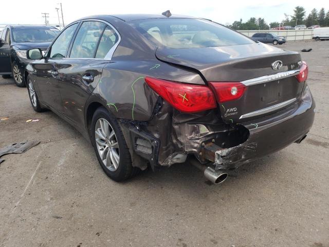 Photo 9 from auction – 2014 INFINITI Q50 BASE with VIN JN1BV7AR4EM693805