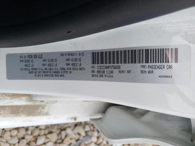 Photo 10 from auction – 2015 CHRYSLER 200 LIMITE with VIN 1C3CCCAB0FN756658