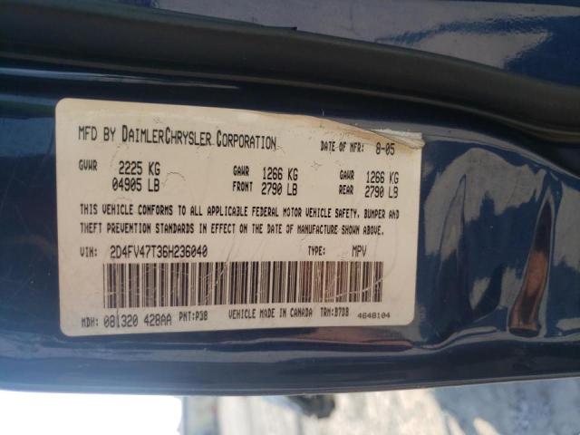 Photo 10 from auction – 2006 DODGE MAGNUM SE with VIN 2D4FV47T36H236040
