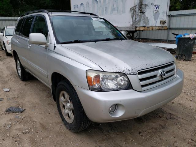 TOYOTA HIGHLANDER 2007 with VIN JTEGD21A070161380 - Photo from auction