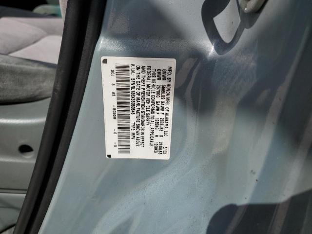Photo 10 from auction – 2003 HONDA ODYSSEY EX with VIN 5FNRL186X3B080846