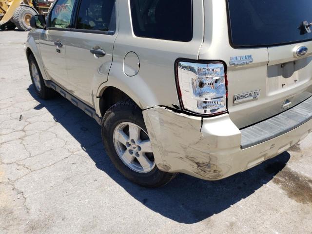 Photo 9 from auction – 2010 FORD ESCAPE XLT with VIN 1FMCU0D75AKC81982