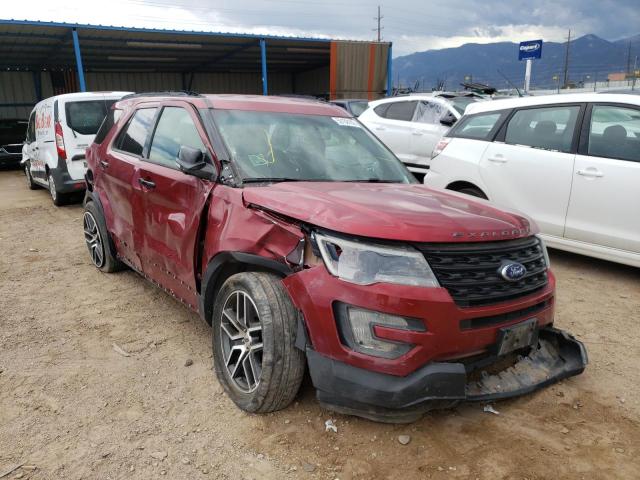 FORD EXPLORER S 2016 with VIN 1FM5K8GT5GGB34031 - Photo from auction