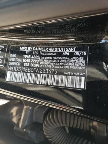 Photo 10 from auction – 2015 MERCEDES-BENZ CLA 250 with VIN WDDSJ4EB0FN233675