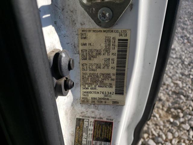 Photo 10 from auction – 2018 NISSAN FRONTIER S with VIN 1N6BD0CT0JN761342