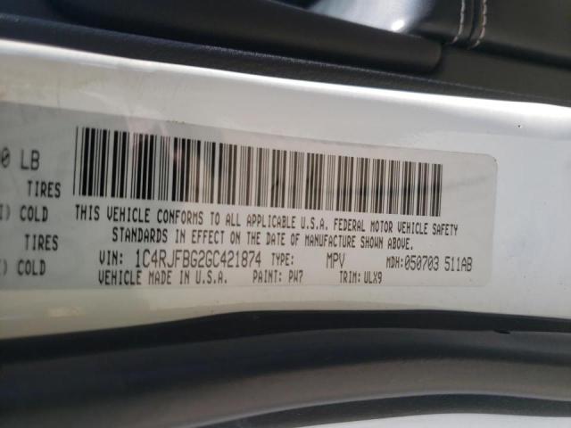 Photo 10 from auction – 2016 JEEP GRAND CHER with VIN 1C4RJFBG2GC421874