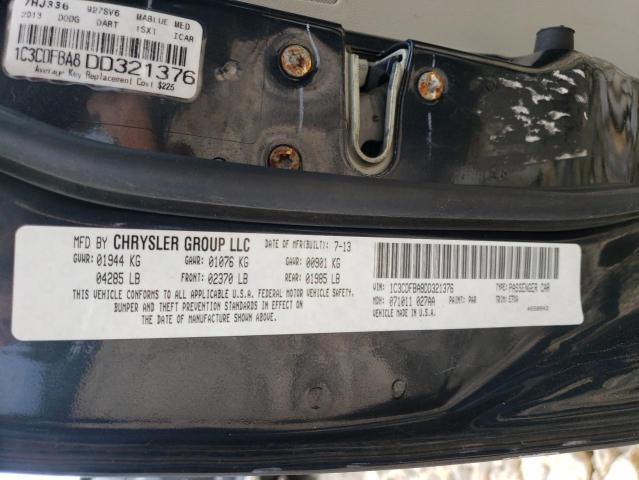 Photo 10 from auction – 2013 DODGE DART SXT with VIN 1C3CDFBA8DD321376