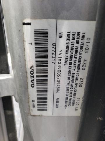 Photo 10 from auction – 2005 VOLVO S40 with VIN YV1MS390052094886