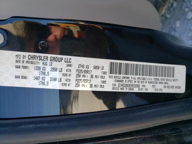 Photo 10 from auction – 2013 DODGE GRAND CARA with VIN 2C4RDGBG9DR532986
