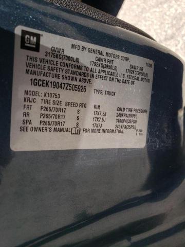 Photo 10 from auction – 2007 CHEVROLET SILVERADO with VIN 1GCEK19047Z505926