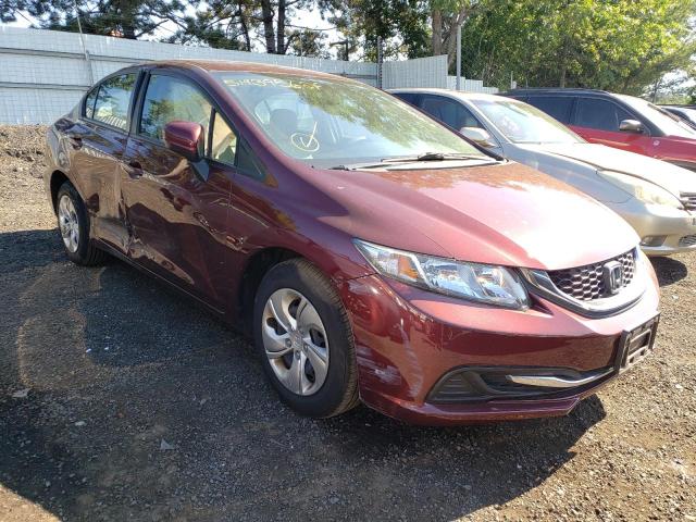 HONDA CIVIC LX 2015 with VIN 19XFB2F58FE703803 - Photo from auction