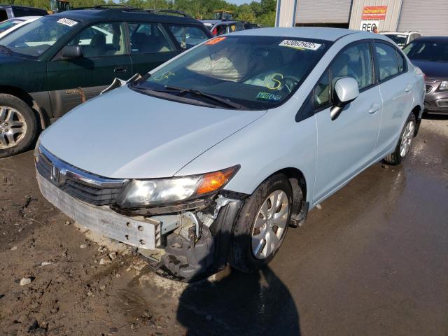 Photo 2 from auction – 2012 HONDA CIVIC LX with VIN 2HGFB2F58CH528597