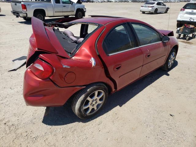 Photo 4 from auction – 2004 DODGE NEON SXT with VIN 1B3ES56C34D627581