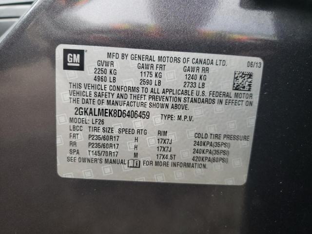 صورة رقم 10 من المزاد - 2013 GMC TERRAIN SL مع VIN 2GKALMEK8D6406459