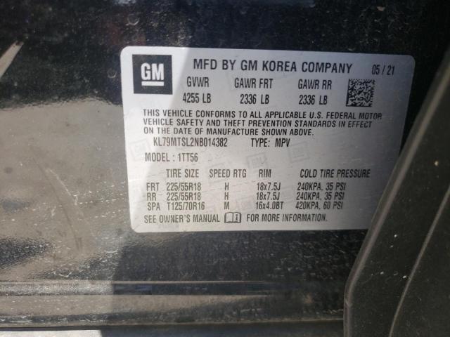 Photo 10 from auction – 2022 CHEVROLET TRAILBLAZE with VIN KL79MTSL2NB014382