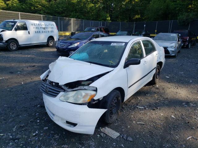 Photo 2 from auction – 2003 TOYOTA COROLLA CE with VIN JTDBR32E030020584