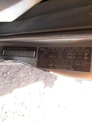 Фото 10 с аукциона – 2012 KIA FORTE EX с VIN KNAFU4A20C5564158