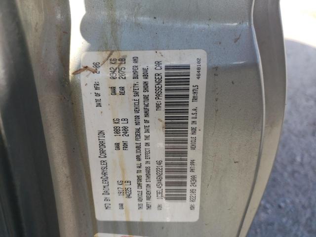 Photo 10 from auction – 2006 CHRYSLER SEBRING with VIN 1C3EL45X46N222146