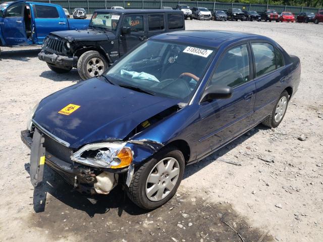 Photo 2 from auction – 2002 HONDA CIVIC EX with VIN 1HGES26742L068918