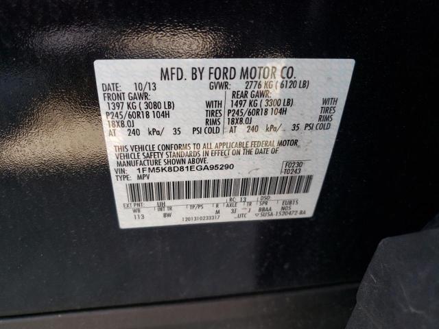 Photo 10 from auction – 2014 FORD EXPLORER X with VIN 1FM5K8D81EGA95290