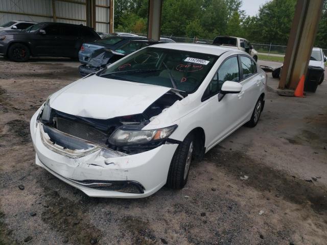 Photo 2 from auction – 2014 HONDA CIVIC LX with VIN 2HGFB2F50EH528726