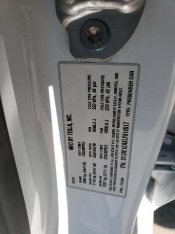 Photo 10 from auction – 2020 TESLA MODEL 3 with VIN 5YJ3E1EAXLF614517