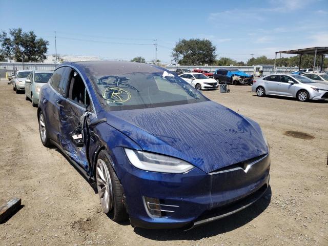 TESLA MODEL X 2020 with VIN 5YJXCDE26LF261288 - Photo from auction