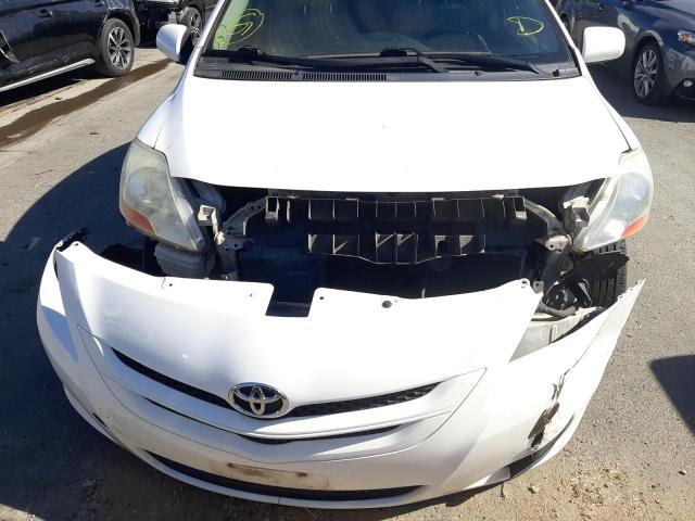 Photo 9 from auction – 2007 TOYOTA YARIS with VIN JTDBT923271035798