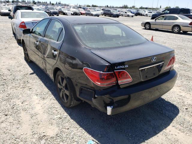Photo 3 from auction – 2005 LEXUS ES 330 with VIN JTHBA30G755083939