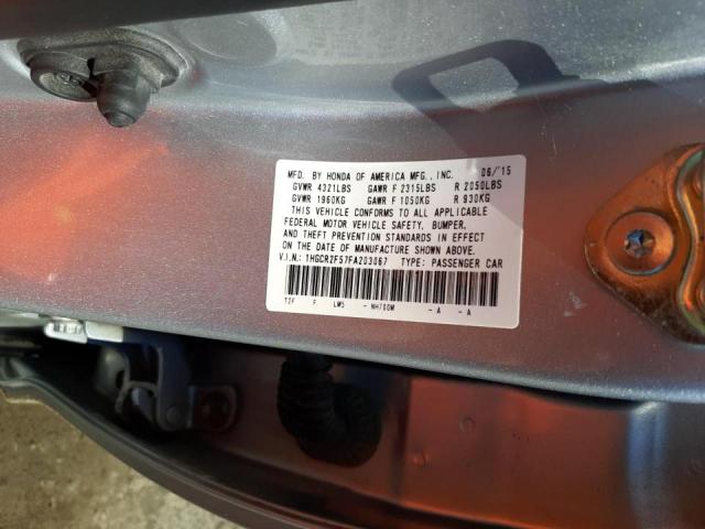 Photo 10 from auction – 2015 HONDA ACCORD SPO with VIN 1HGCR2F57FA203067