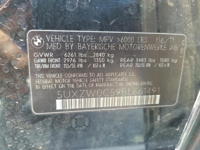 Photo 10 from auction – 2011 BMW X5 XDRIVE3 with VIN 5UXZW0C59BL661491