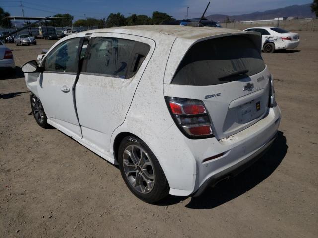 Photo 3 from auction – 2019 CHEVROLET SONIC LT with VIN 1G1JD6SB8K4134477