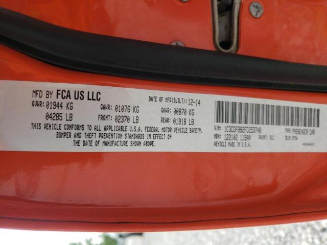 Photo 10 from auction – 2015 DODGE DART SXT with VIN 1C3CDFBB2FD253748
