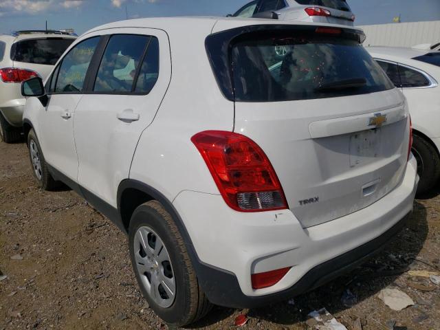 Photo 3 from auction – 2017 CHEVROLET TRAX LS with VIN 3GNCJKSB0HL193695