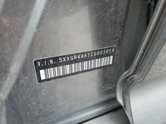Photo 10 from auction – 2012 KIA OPTIMA SX with VIN 5XXGR4A61CG001014