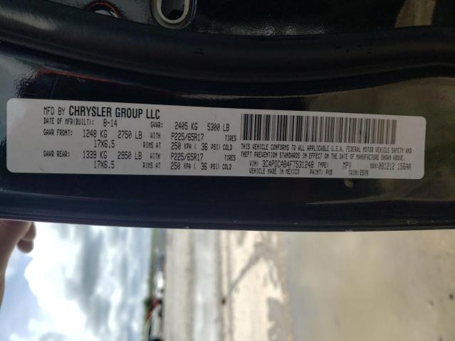 Photo 10 from auction – 2015 DODGE JOURNEY SE with VIN 3C4PDCAB4FT531248