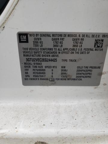 Photo 10 from auction – 2014 GMC SIERRA K15 with VIN 3GTU2VEC2EG244425