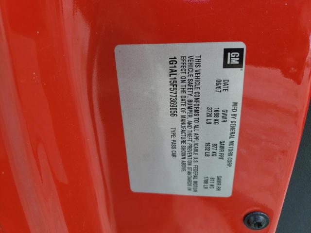 Photo 10 from auction – 2007 CHEVROLET COBALT with VIN 1G1AL15F577369056
