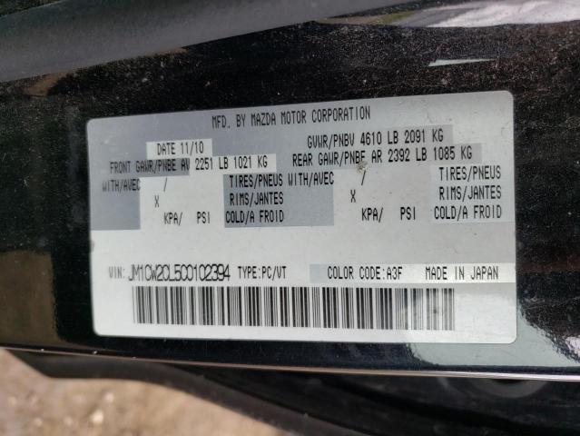 Photo 10 from auction – 2012 MAZDA 5 with VIN JM1CW2CL5C0102394