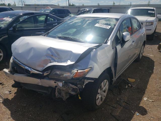 Foto 2 de la subasta – 2012 HONDA CIVIC LX con VIN 19XFB2F52CE099449