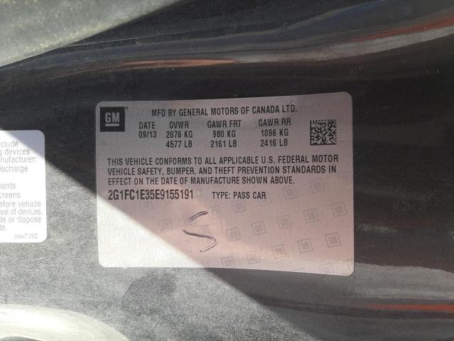 Photo 10 from auction – 2014 CHEVROLET CAMARO LT with VIN 2G1FC1E35E9155191
