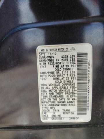 Photo 10 from auction – 2013 NISSAN ROGUE S with VIN JN8AS5MTXDW016293