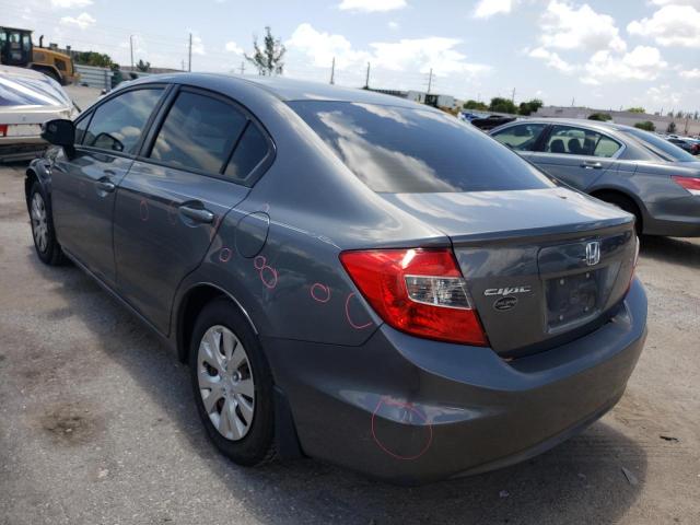 Photo 3 from auction – 2012 HONDA CIVIC LX with VIN 19XFB2F56CE012815
