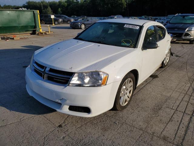 Photo 2 from auction – 2013 DODGE AVENGER SE with VIN 1C3CDZAB0DN580952