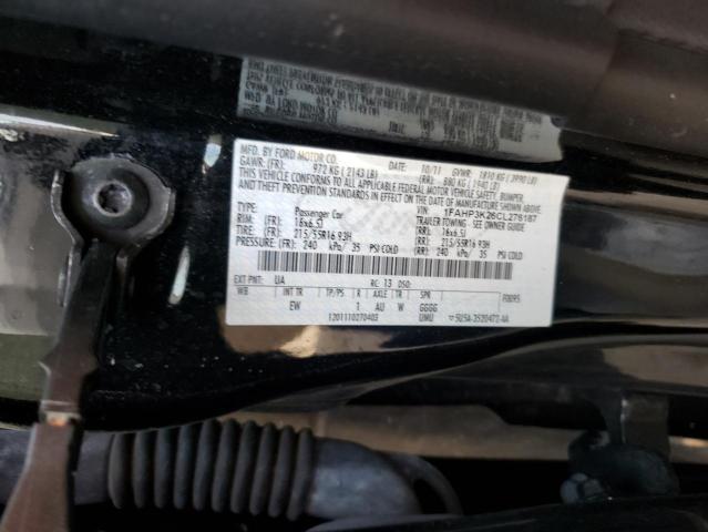 Photo 10 from auction – 2012 FORD FOCUS SE with VIN 1FAHP3K26CL276187